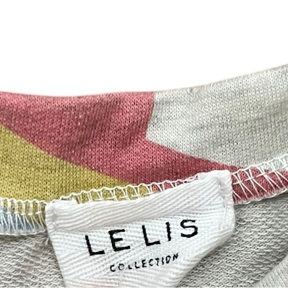Le Lis Collection Star Patterned Gray Romper, Size S - Picture 3 of 4